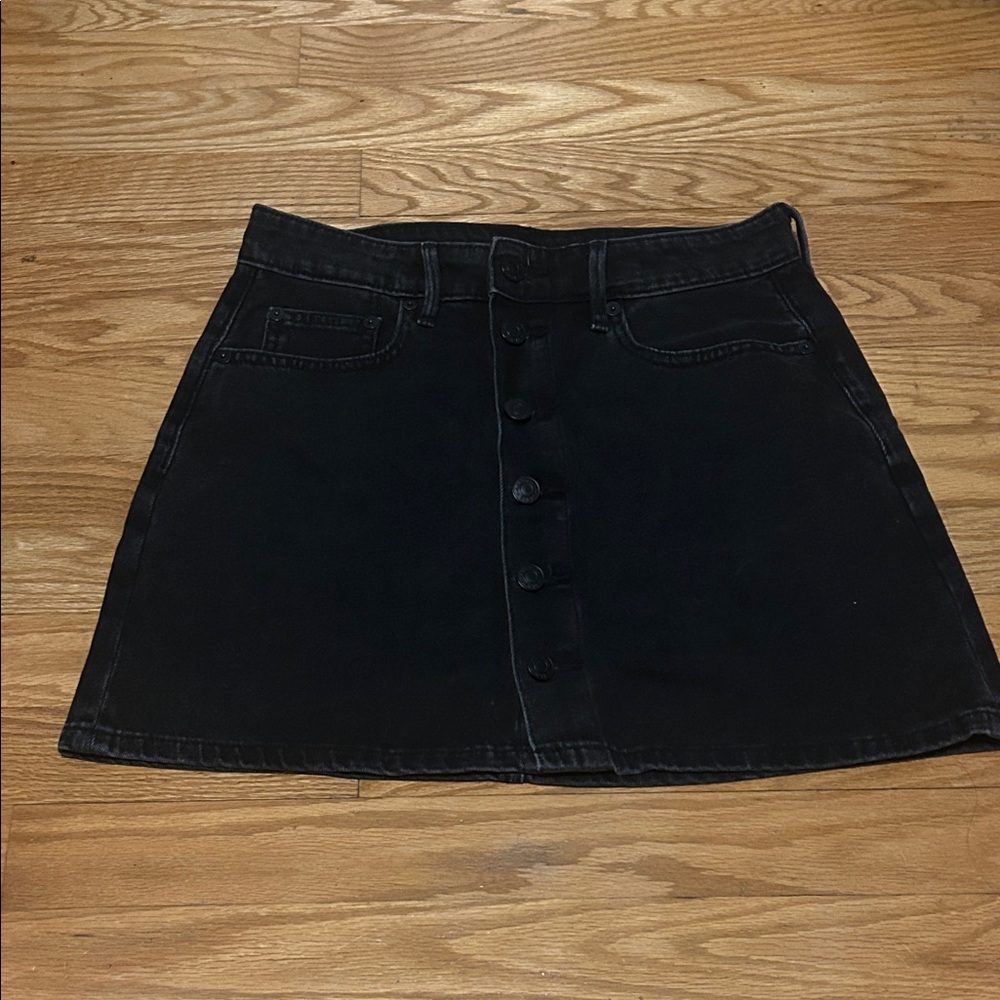 American Eagle Outfitters Black A-Line Skirt